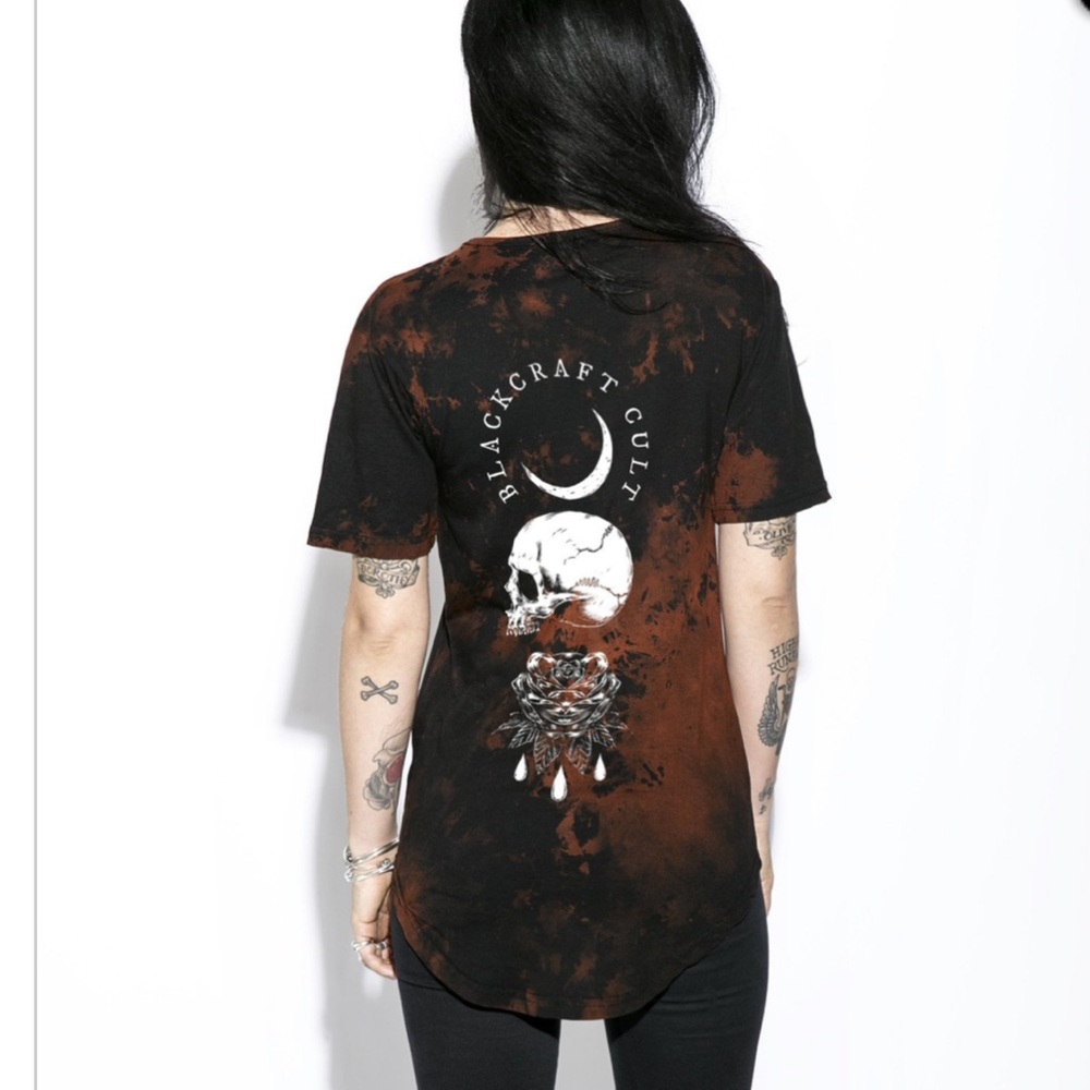 BLACKCRAFT SPIRITS OF THE DEAD BLEACH WASH TEE